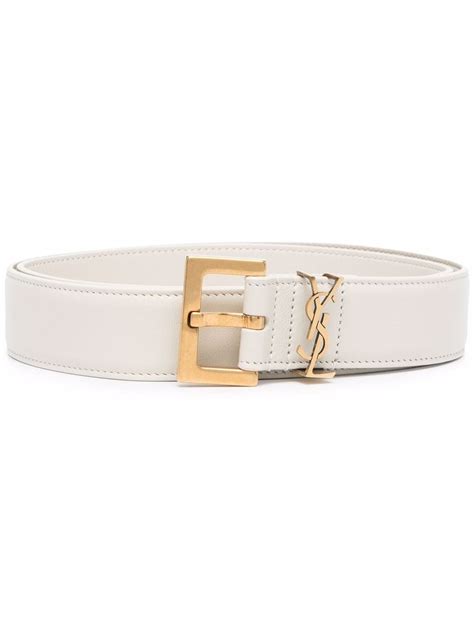 ysl logo belt